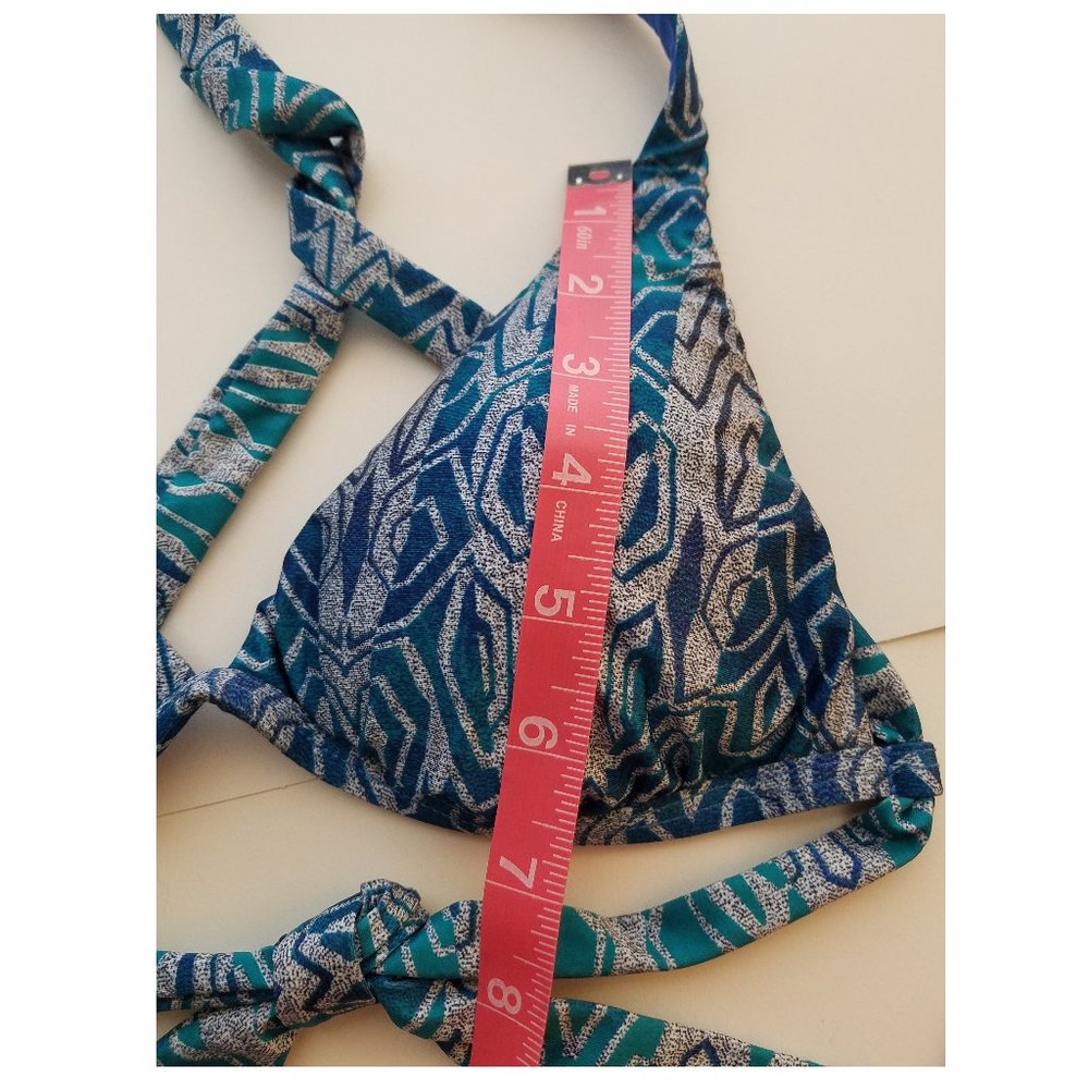Volcom Bikini Top, swimsuit, Tie-back, Racerback - Picture 2 of 6